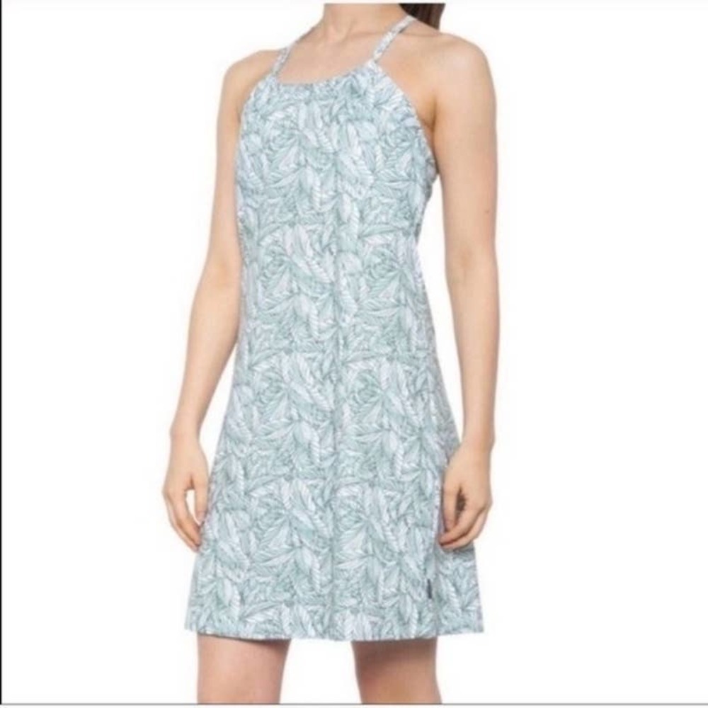 Eddie Bauer Harmony Palm Leaf Dress Size Small EUC